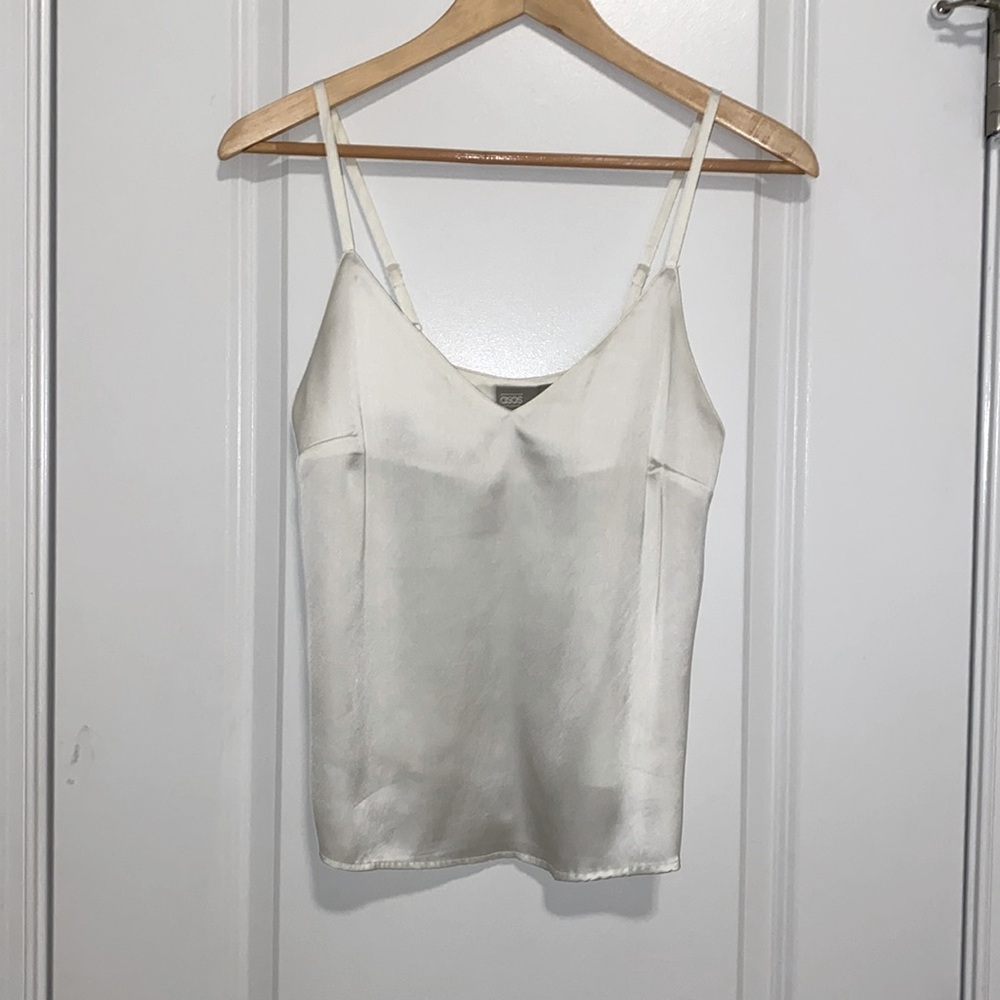 White Satin Cami